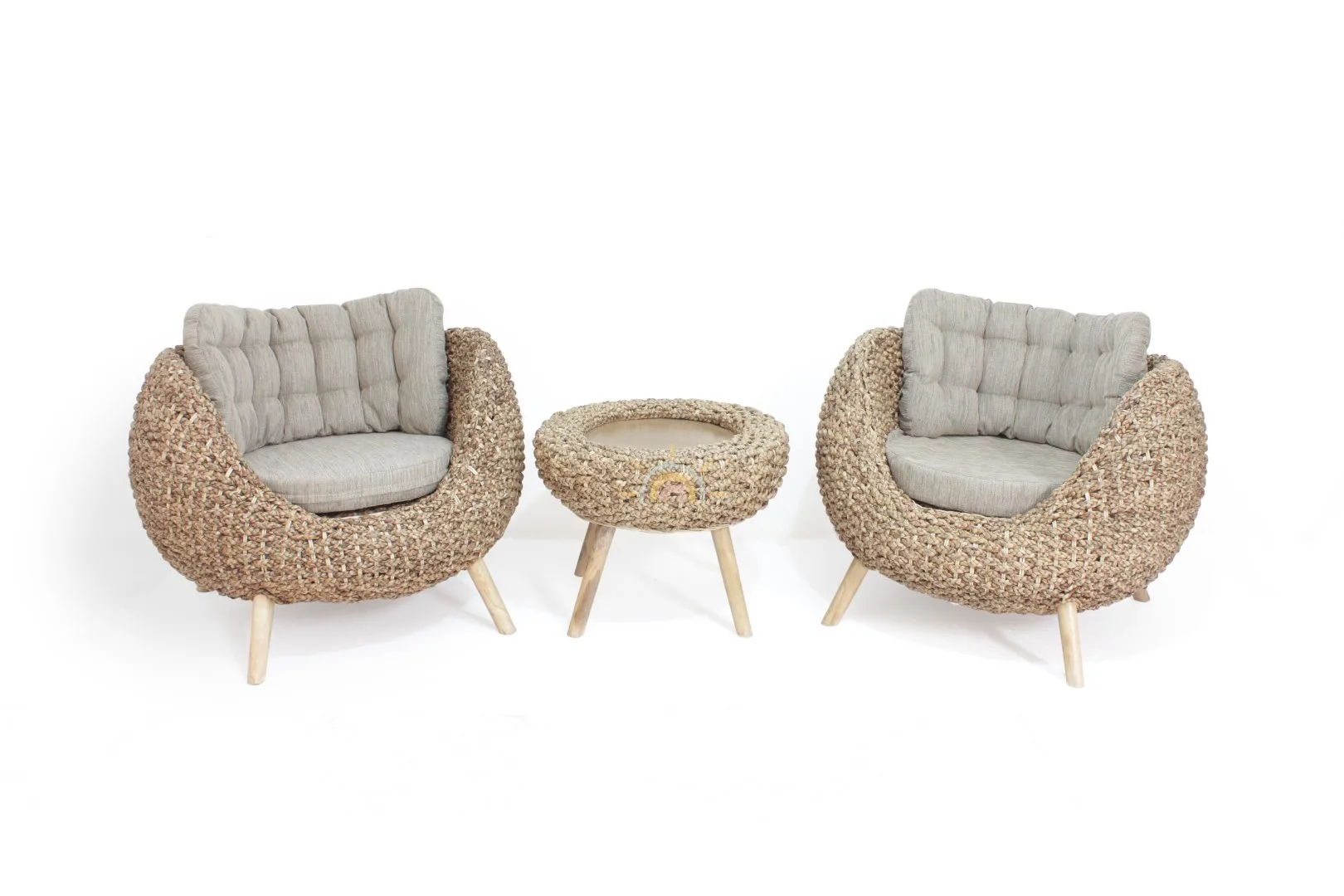 Pearl flätad stolset