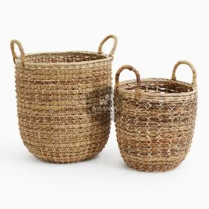 Verina Rattan Round Basket