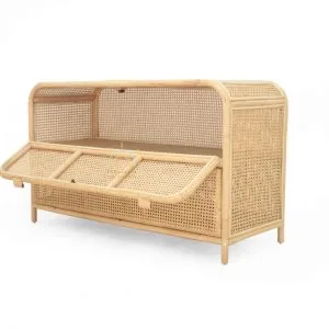 Sahara Rattan Long Cabinet