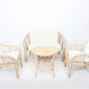 Star Rattan Living Set