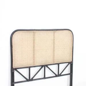 Daniela Wicker Headboard Black