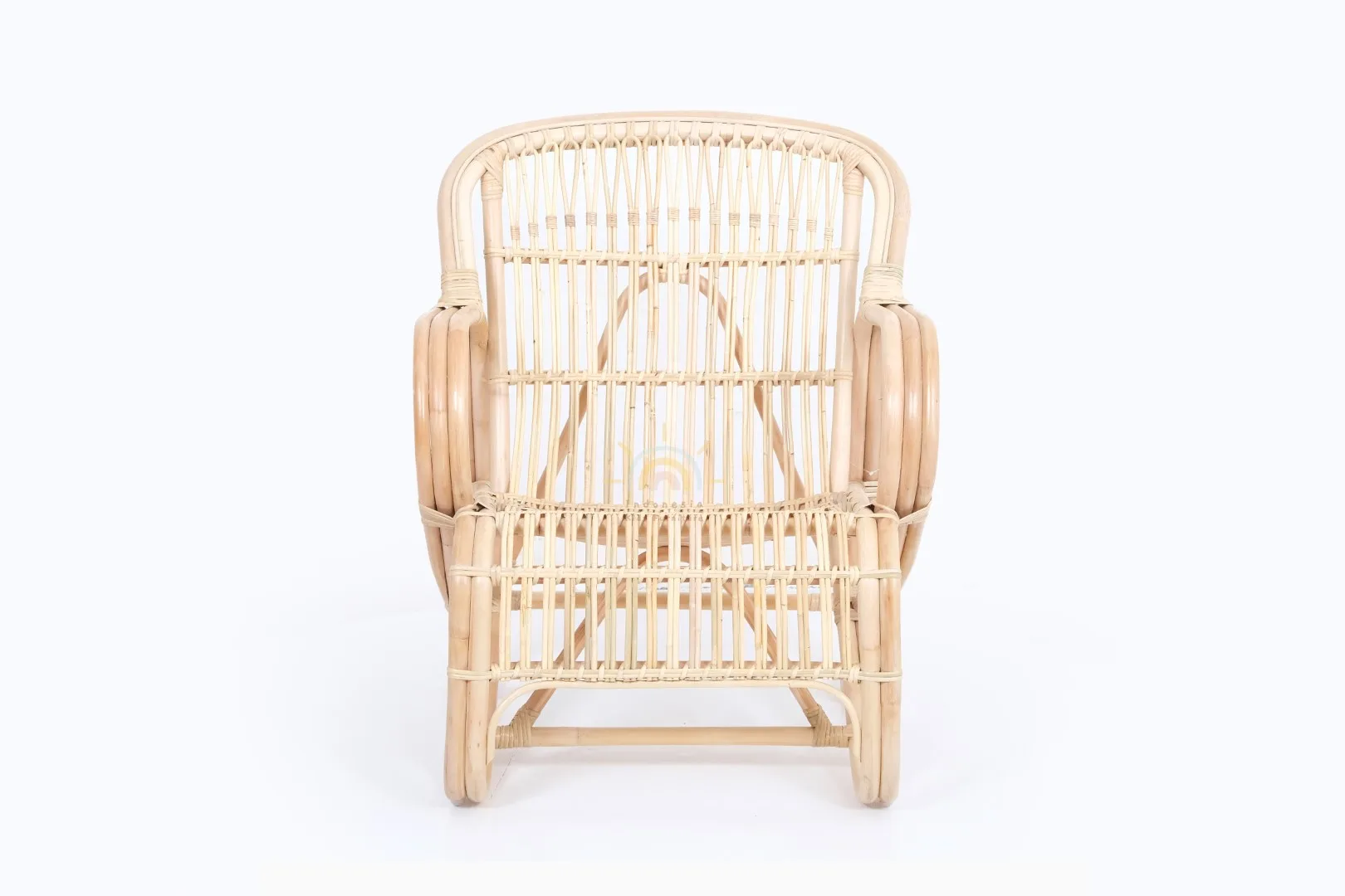 Silla decorativa de ratán de azúcar