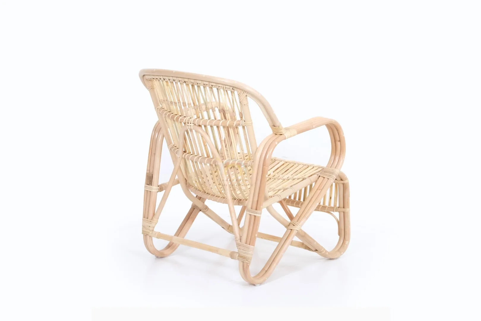 Sillón de ratán natural de azúcar - Imagen 4