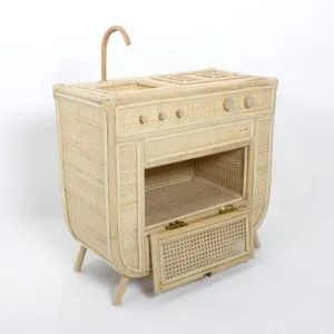Kiddo Rattan Kitchen Set