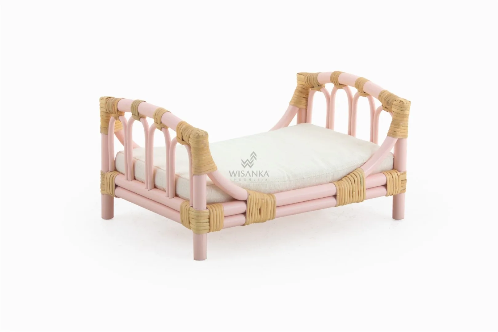Hena Rattan Puppenbett