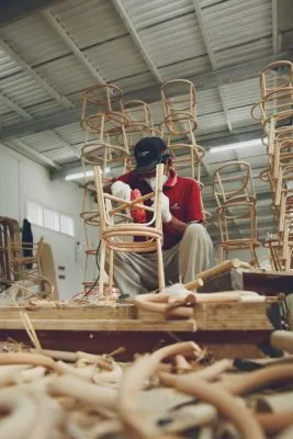 Supplier wicker dining chair in Miami