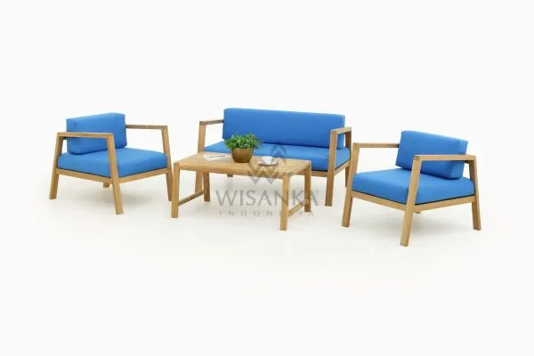 Ensemble de vie en bois Danke