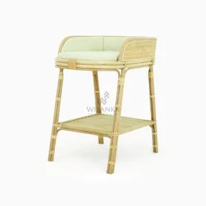 Mulan rattan baby changing table